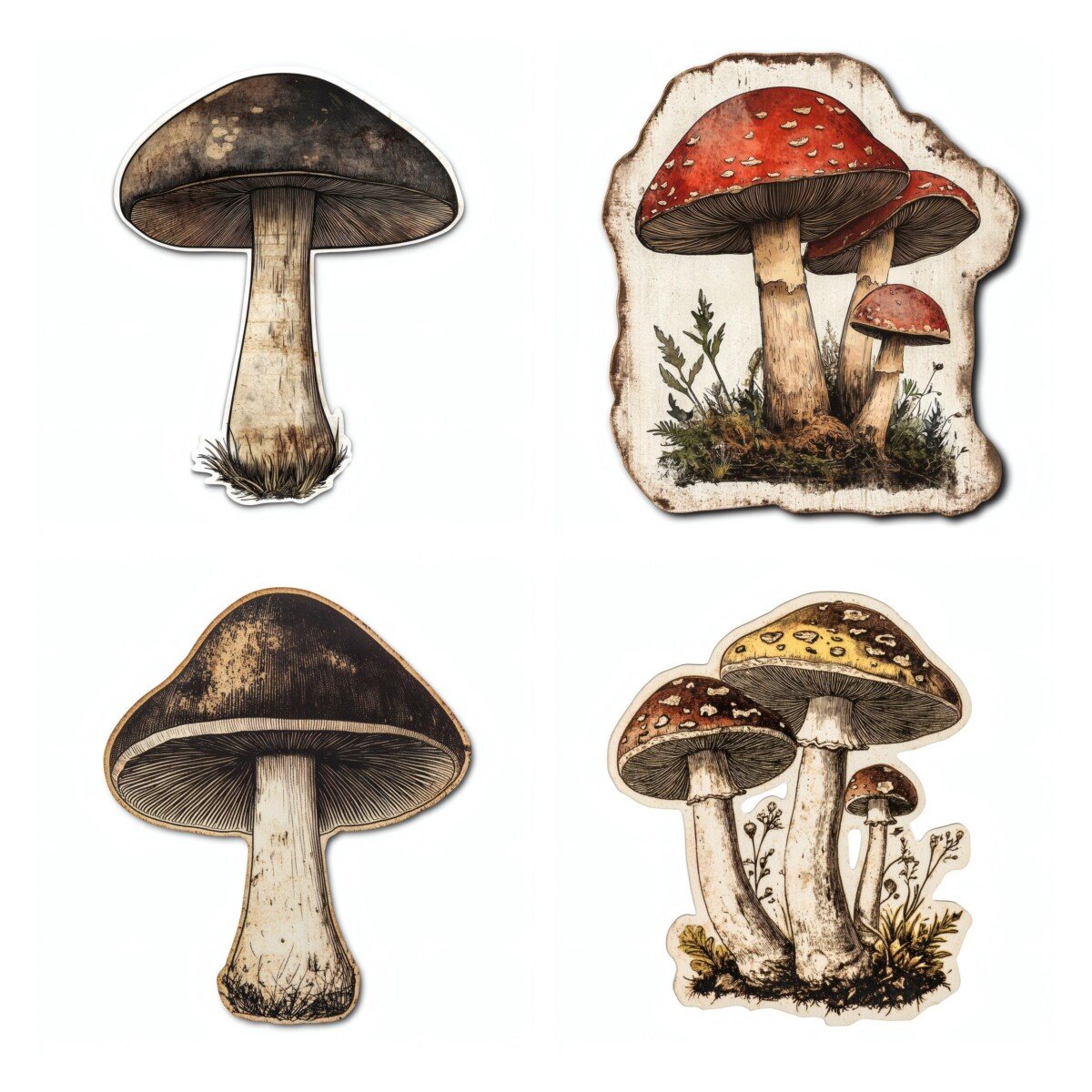 mushroom preview 9 – Fussy Cuts