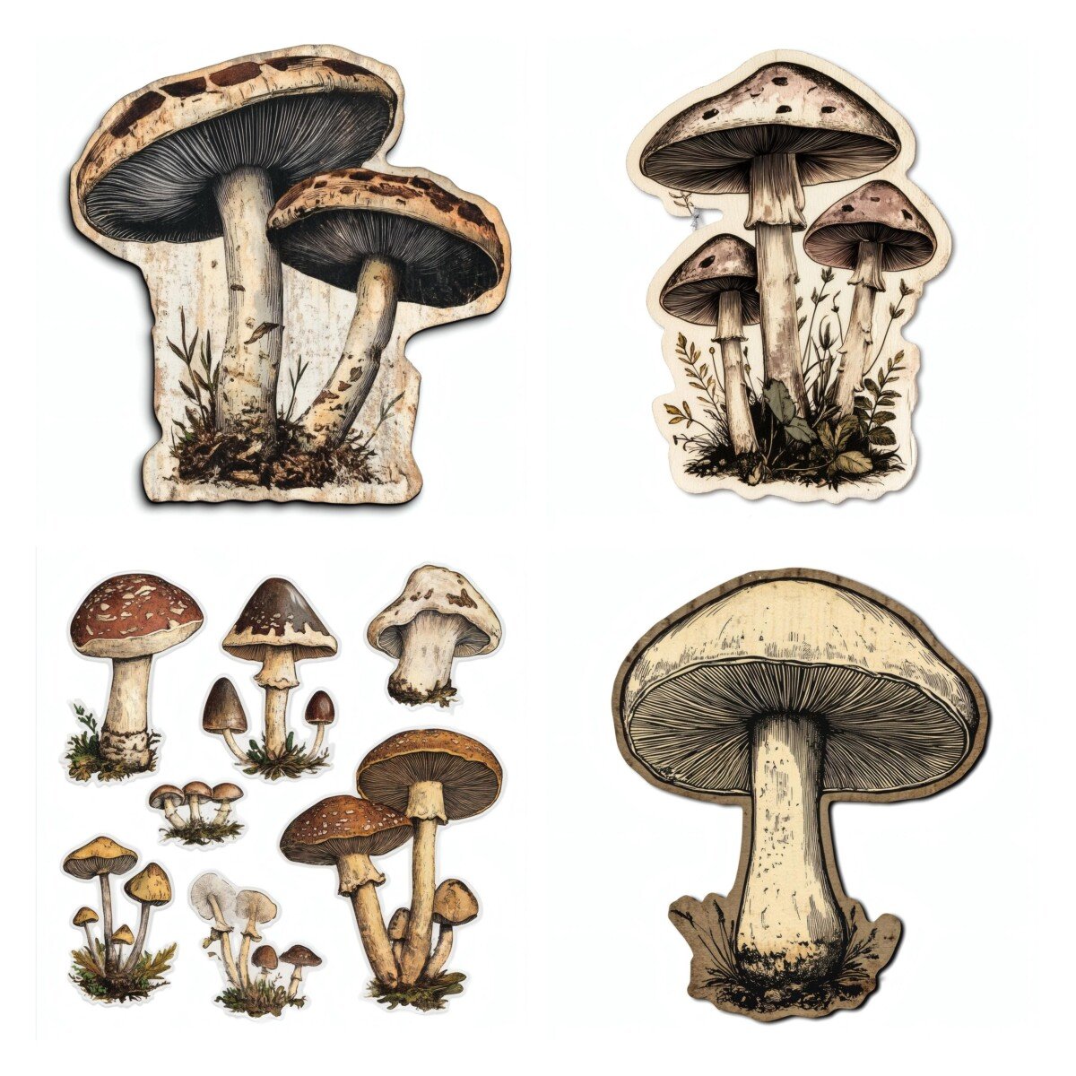 mushroom preview 8 – Fussy Cuts