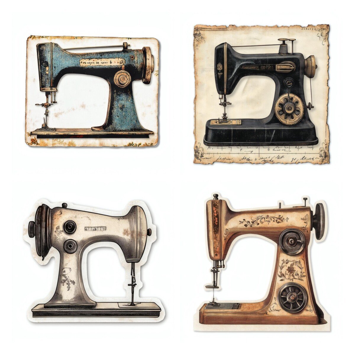 vintage preview 3 – Fussy Cuts