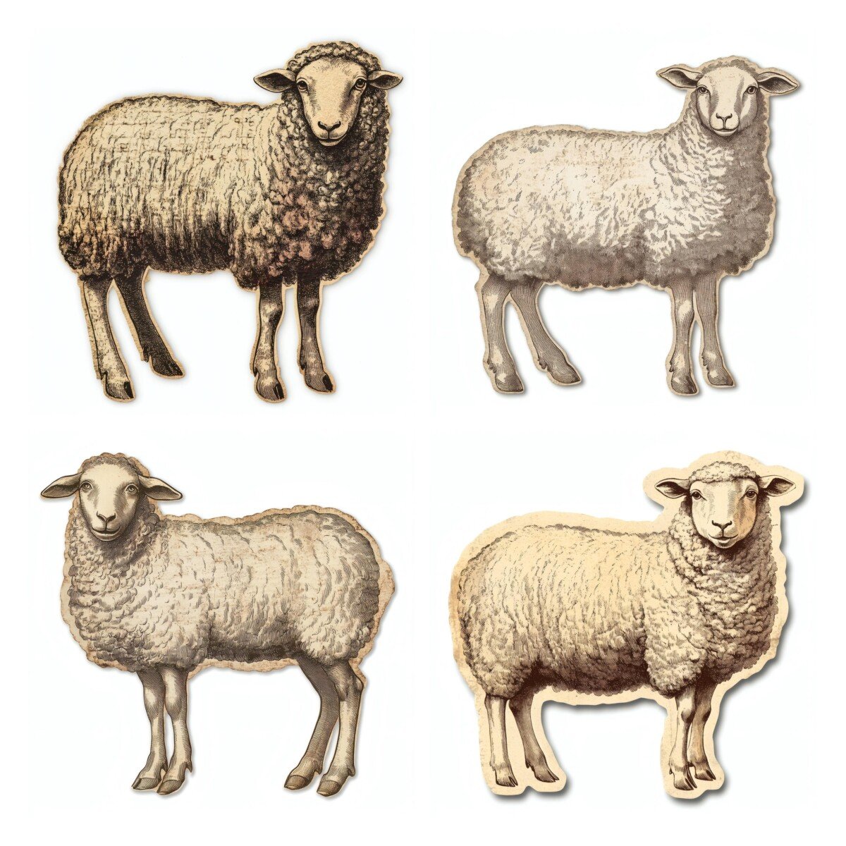 sheep preview 4 – Fussy Cuts