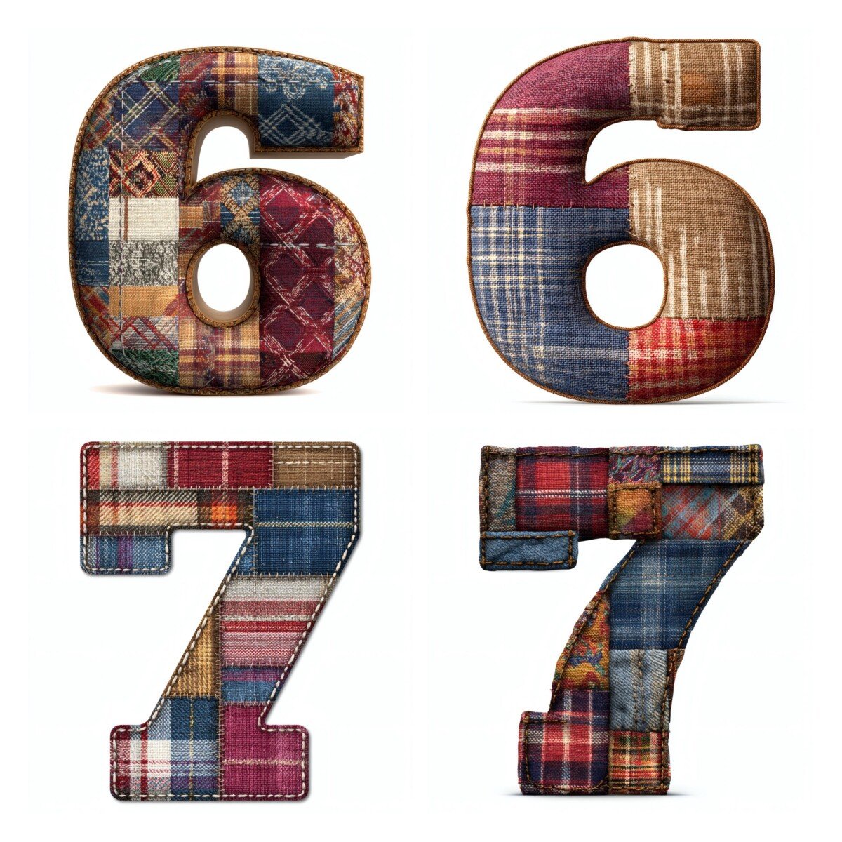 patchwork – Patchwork Number Six Cutouts