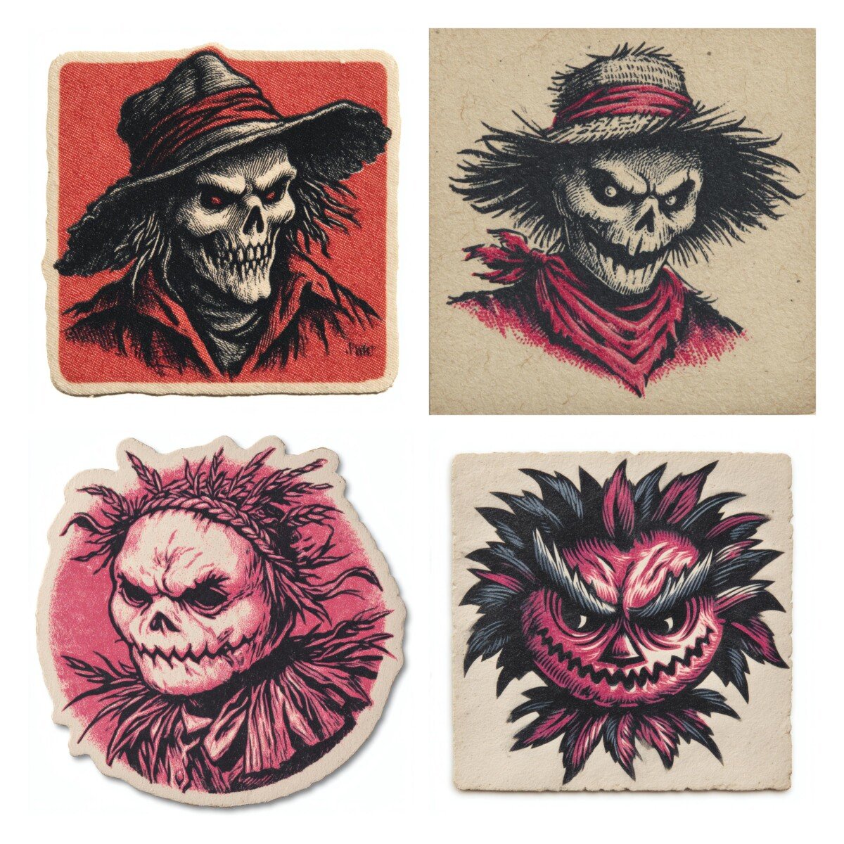 punk – Punk Rock Scarecrow Skull Cutouts