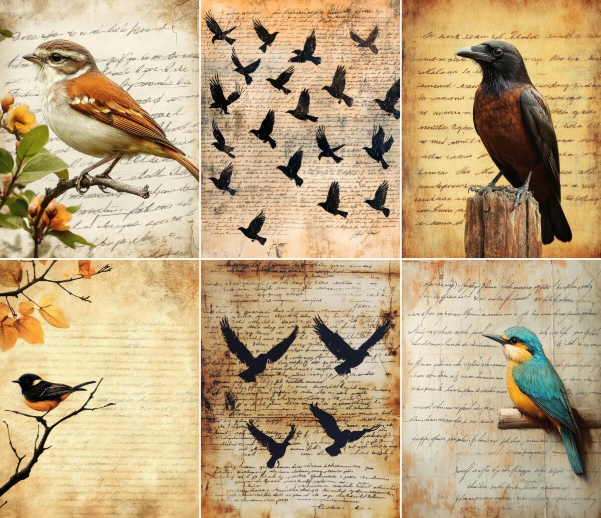 bird preview 6 – Journal Pages