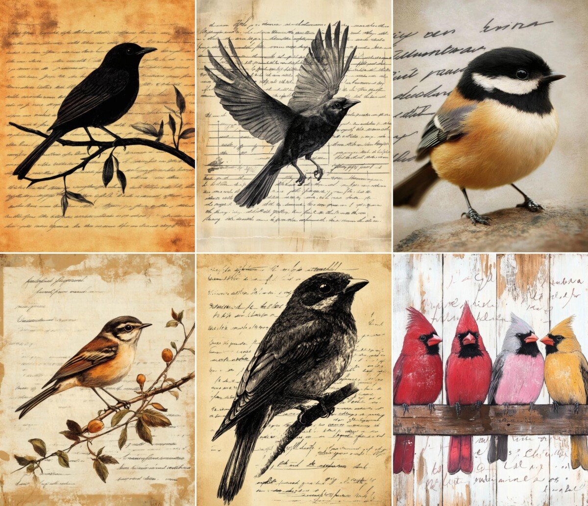 bird preview 8 – Journal Pages