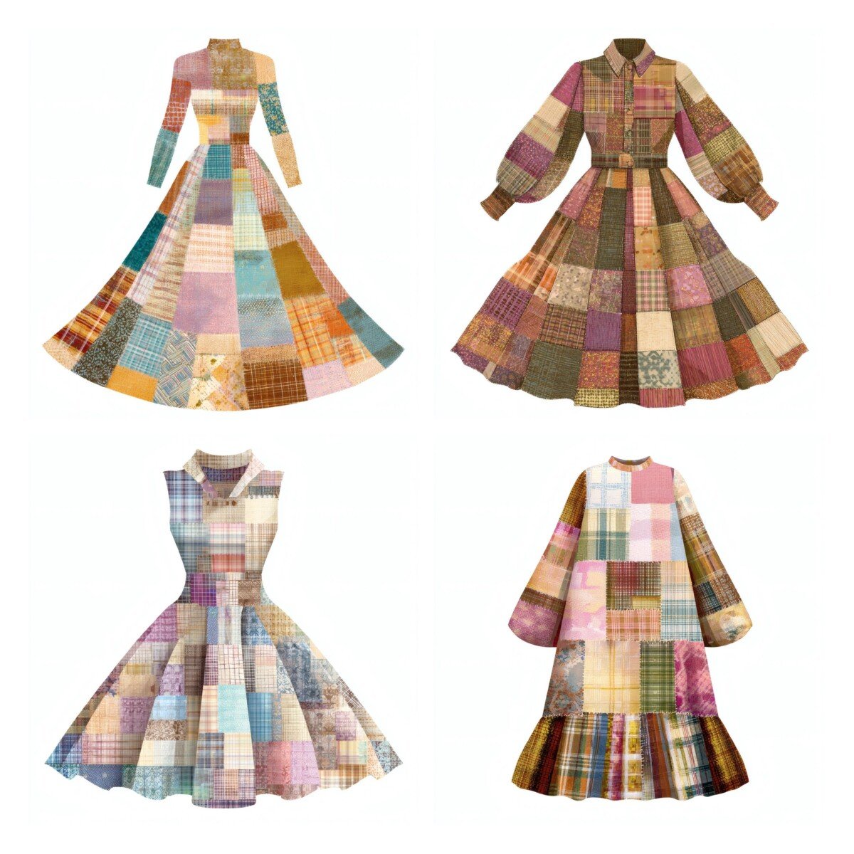 patchwork preview 4 – Fussy Cuts