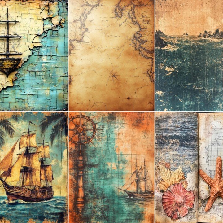 antique preview 2 – Journal Pages