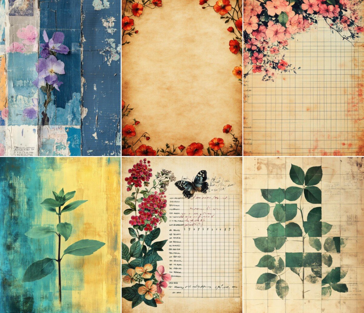 botanical preview 3 – Journal Pages