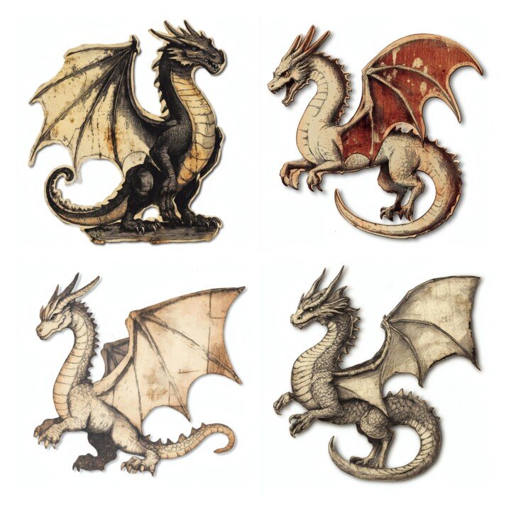 dragon preview 2 – Fussy Cuts