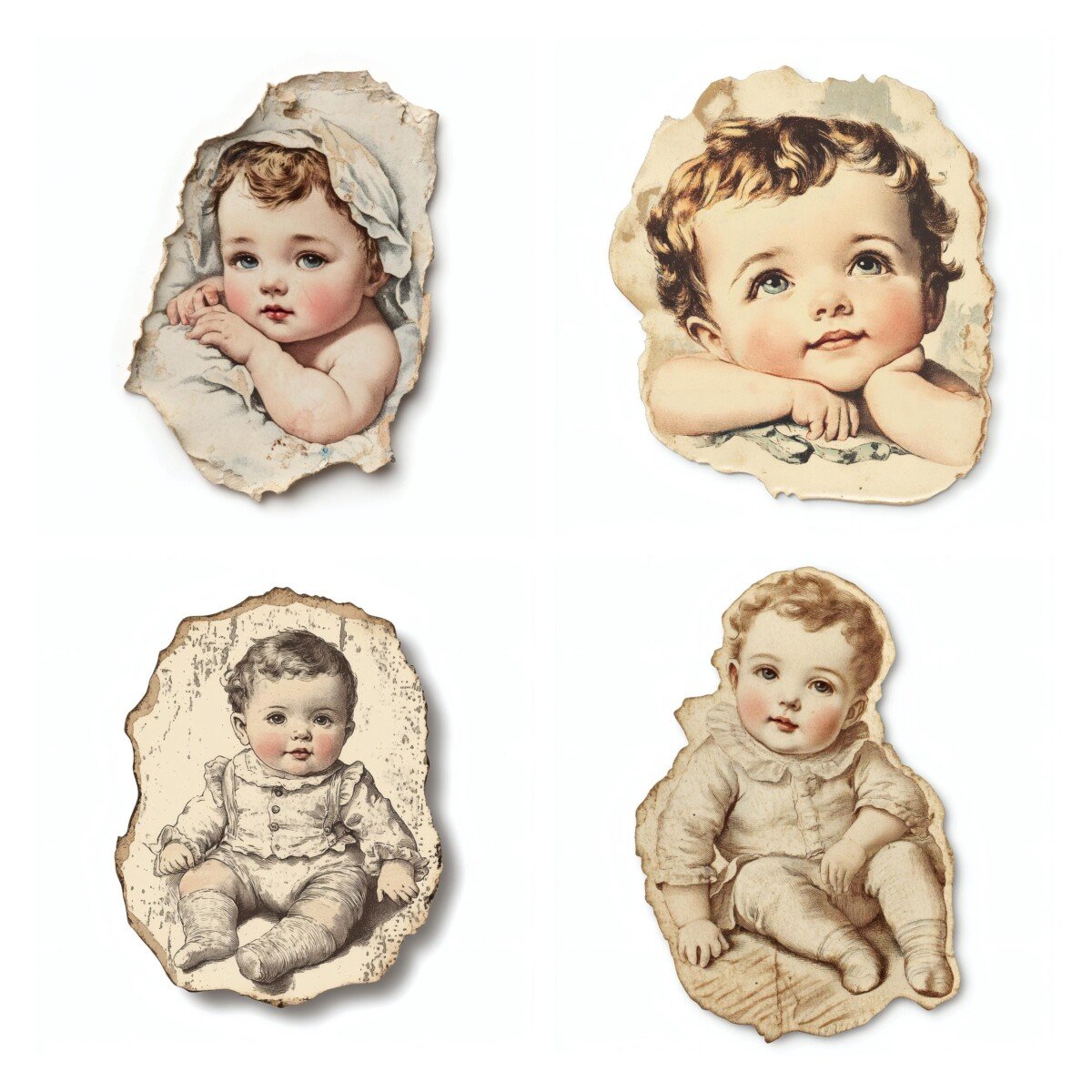 vintage preview 5 – Fussy Cuts