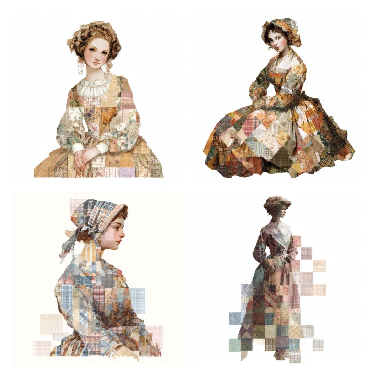 patchwork preview 8 – Fussy Cuts