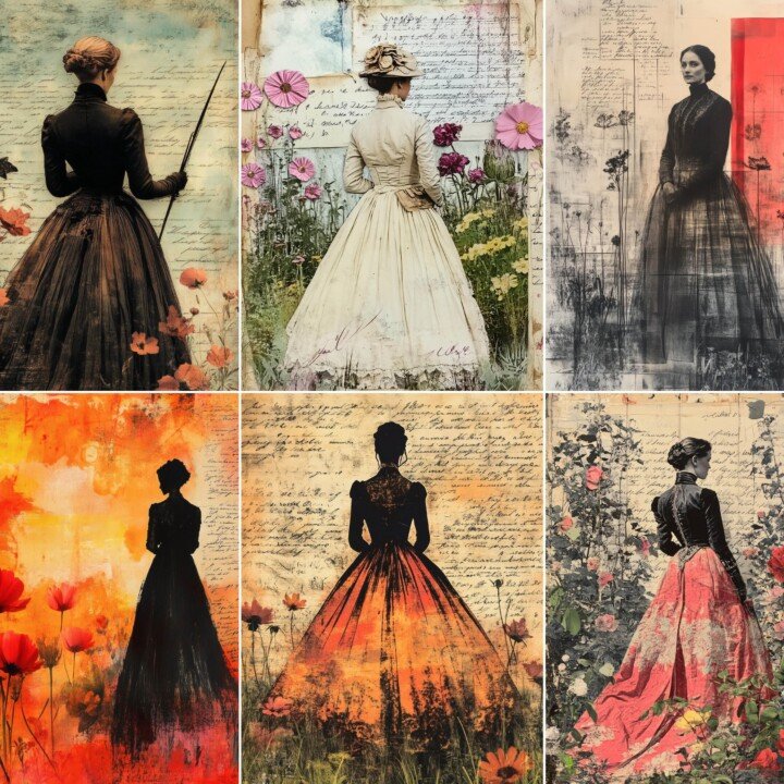 victorian – 60 Victorian Lady Journal Pages