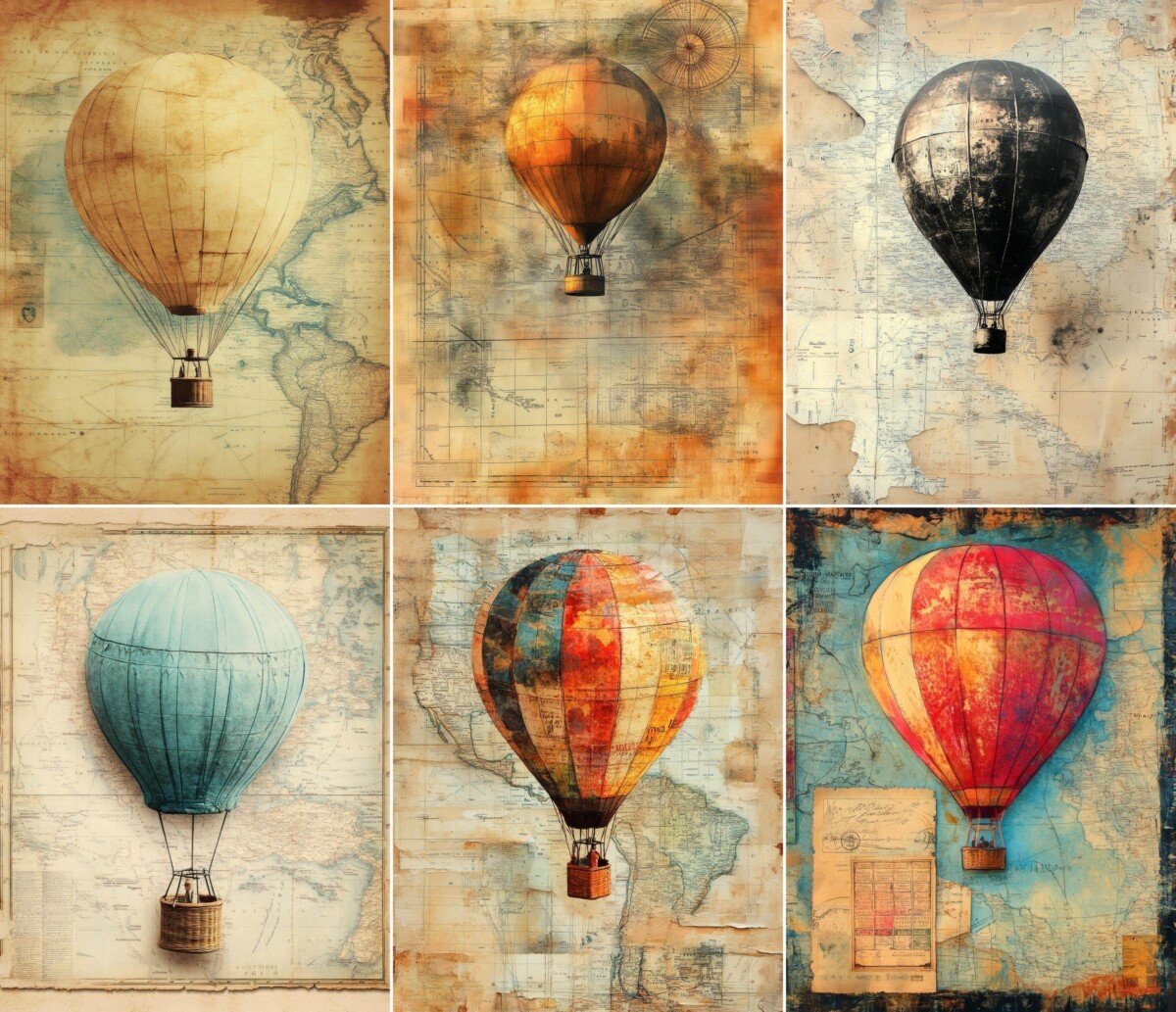hot – 52 Hot Air Balloon Journal Pages