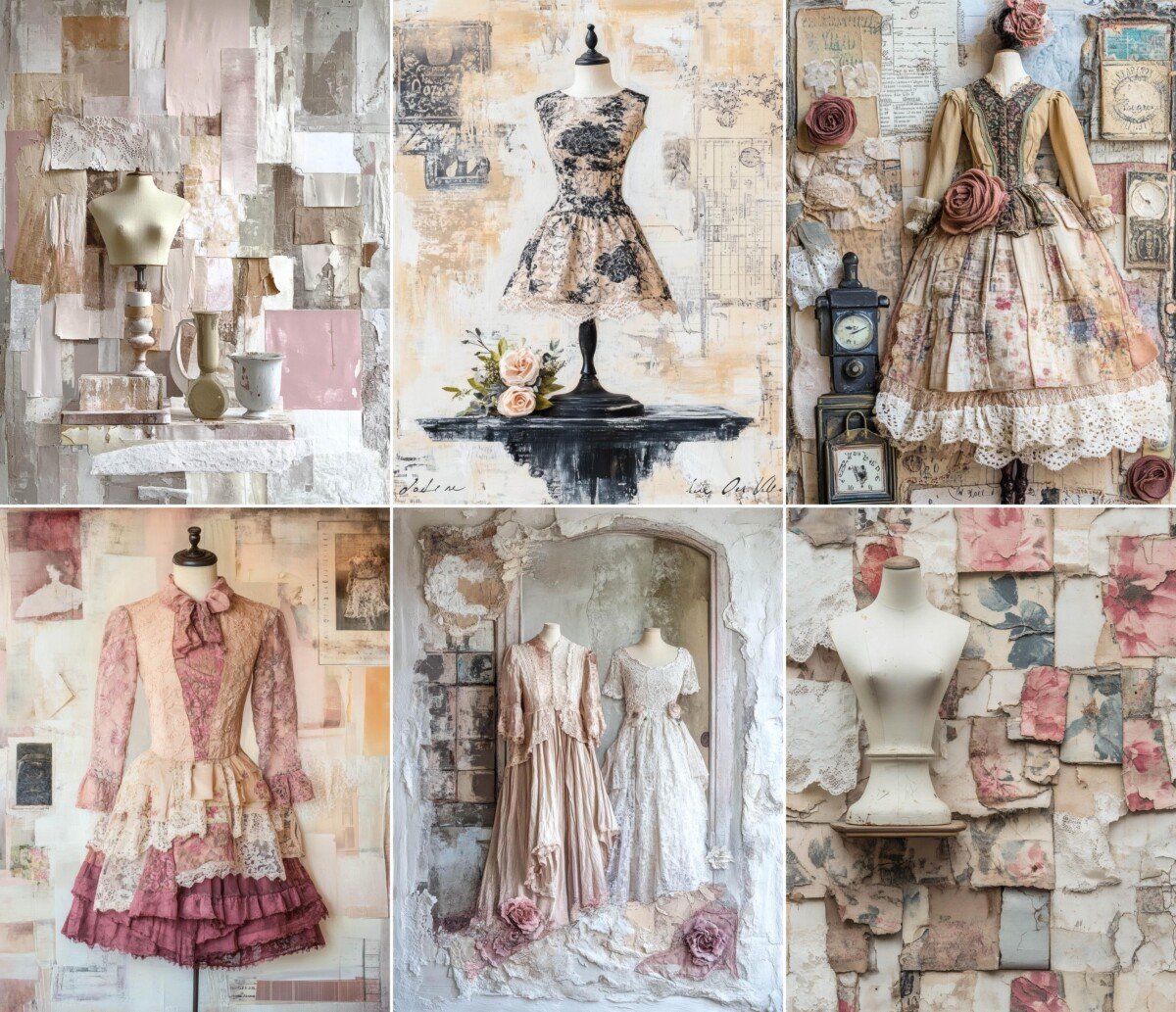 vintage – 52 Vintage Sewing Journal Pages