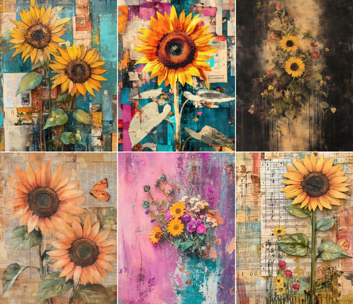 sunflower preview 2 – Journal Pages