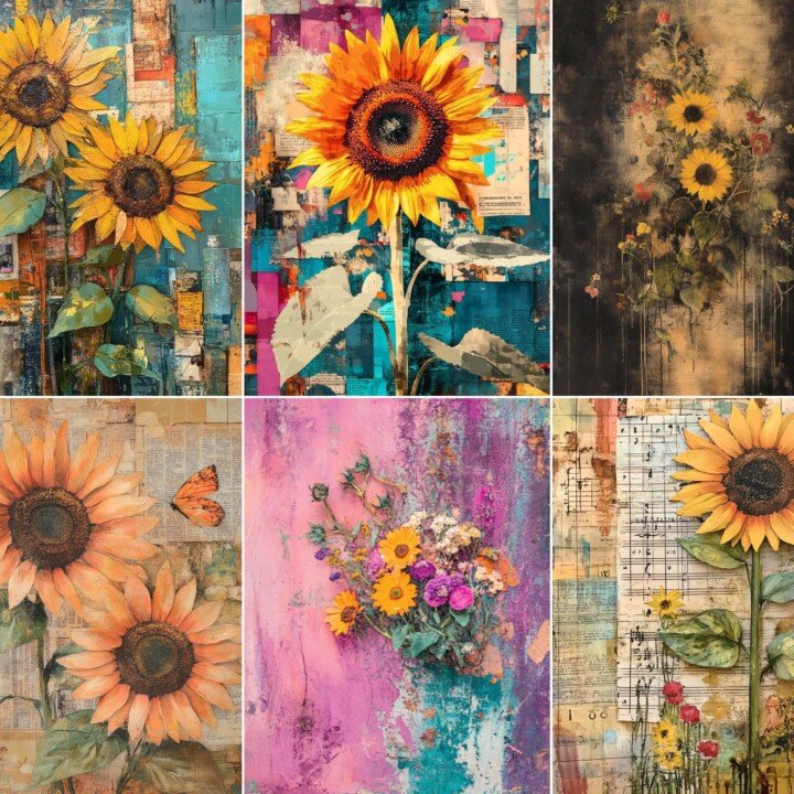 sunflower preview 2 – Journal Pages