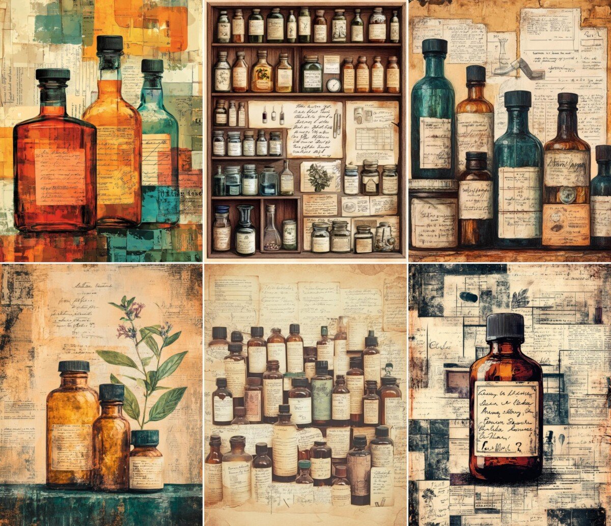 vintage preview 5 – Journal Pages