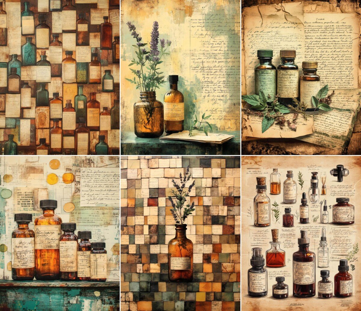 vintage preview 6 – Journal Pages