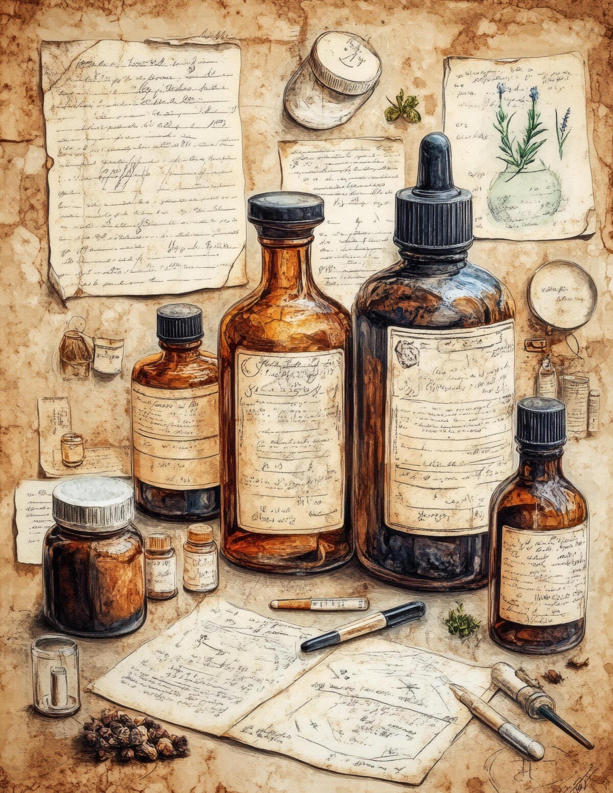 vintage preview 9 – Journal Pages