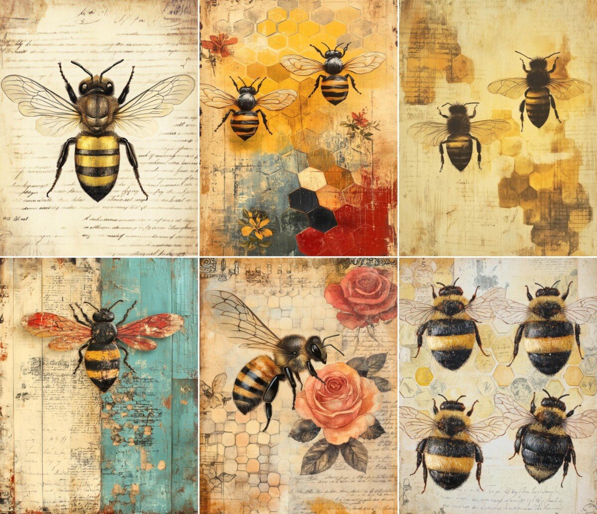 vintage preview 5 – Journal Pages