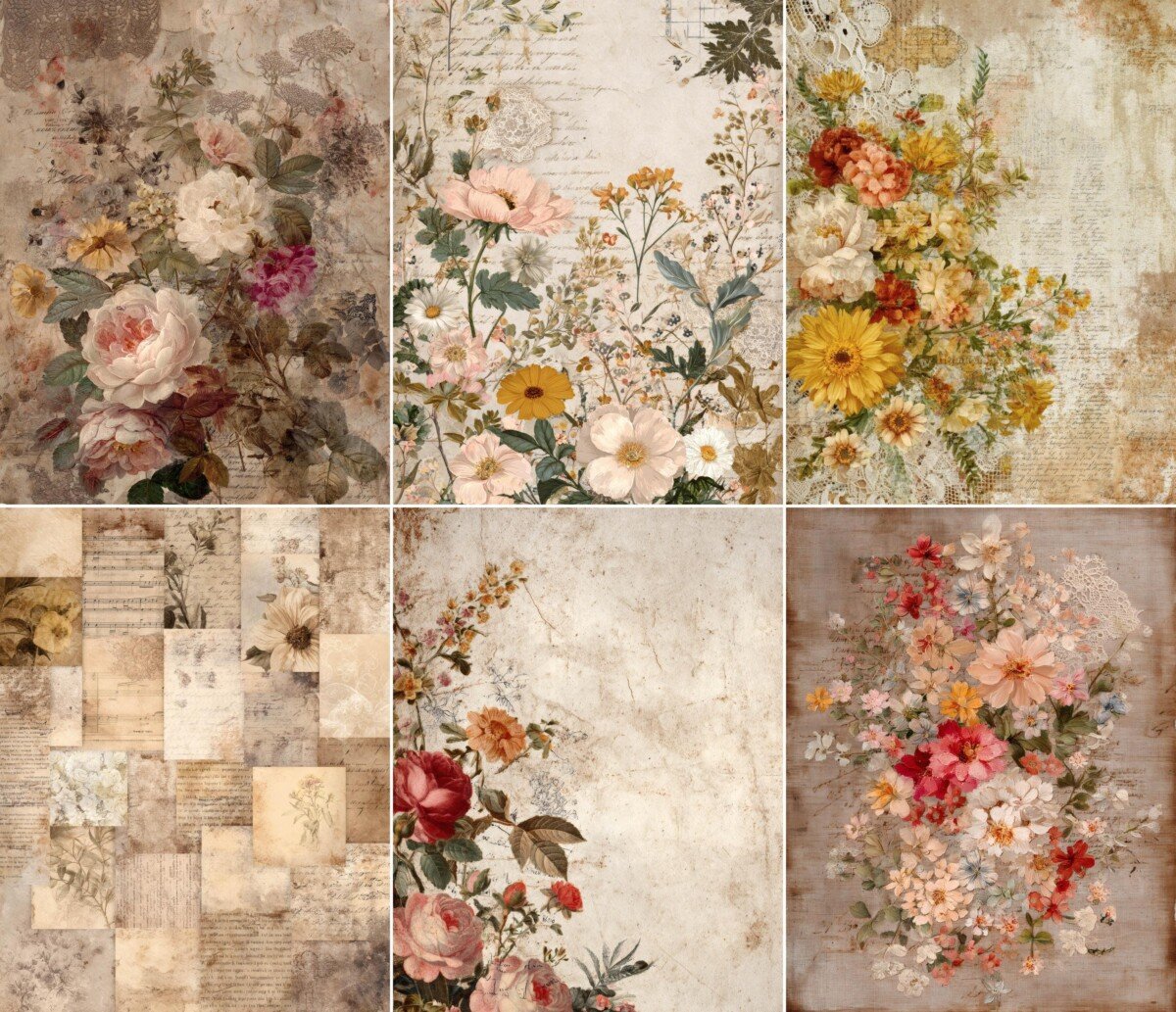 floral preview 7 – Journal Pages