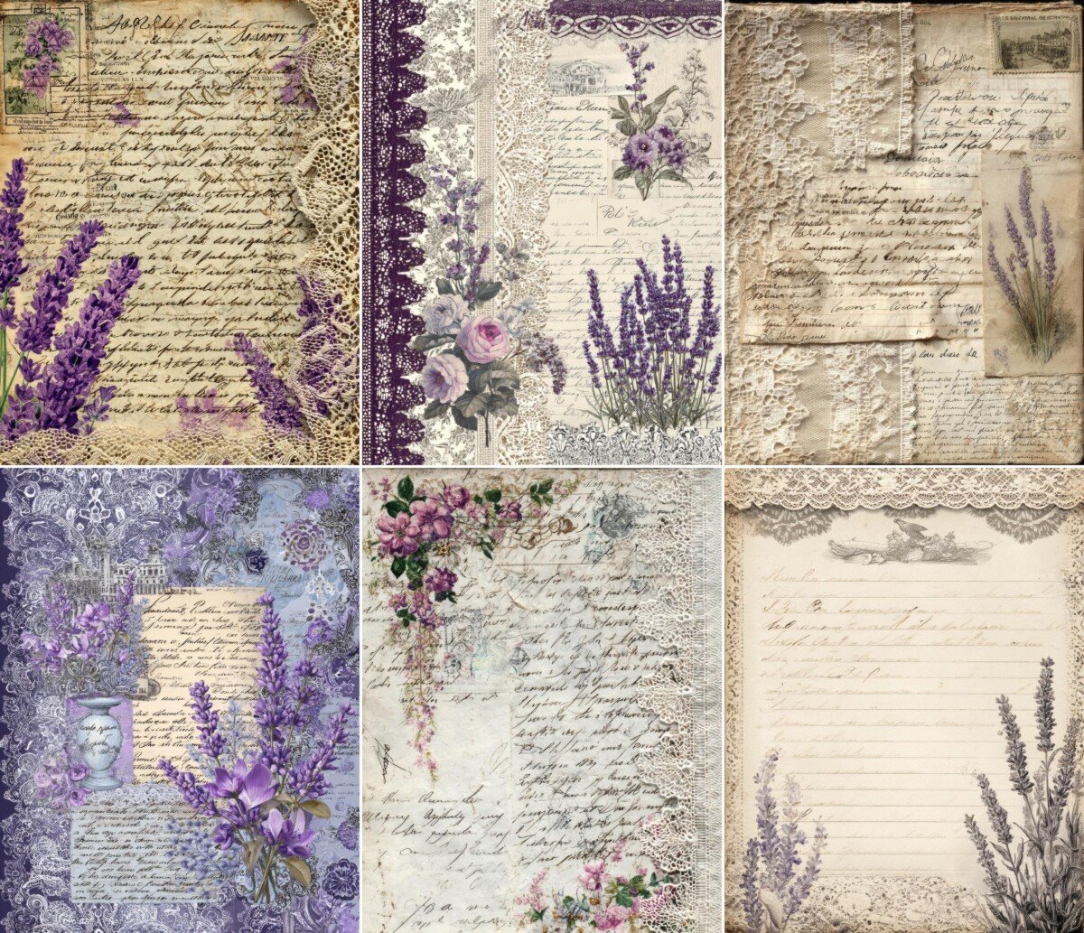 belle – 54 Belle Époque Journal Pages