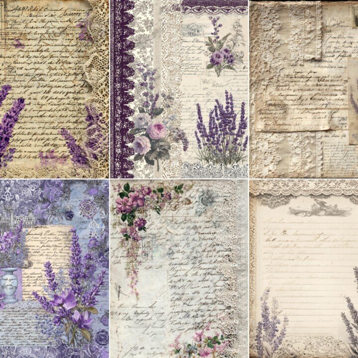 belle – 54 Belle Époque Journal Pages