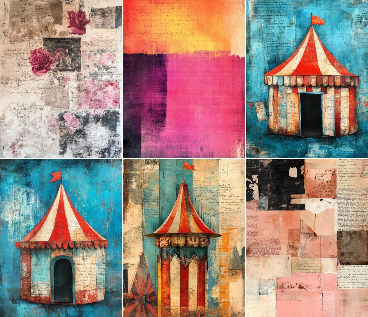 vintage preview 5 – Journal Pages
