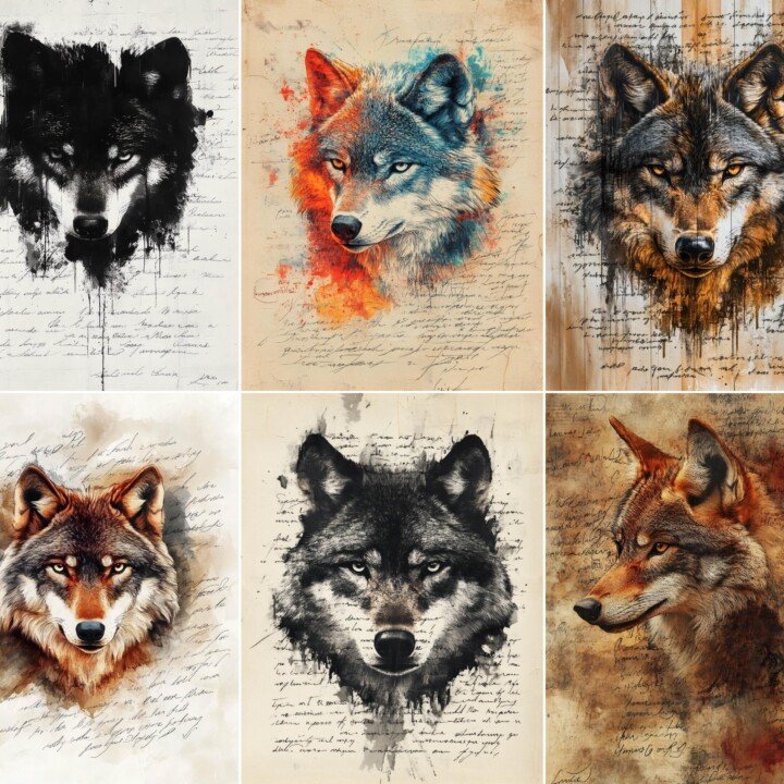 wise – 52 Wise Wolf Journal Pages