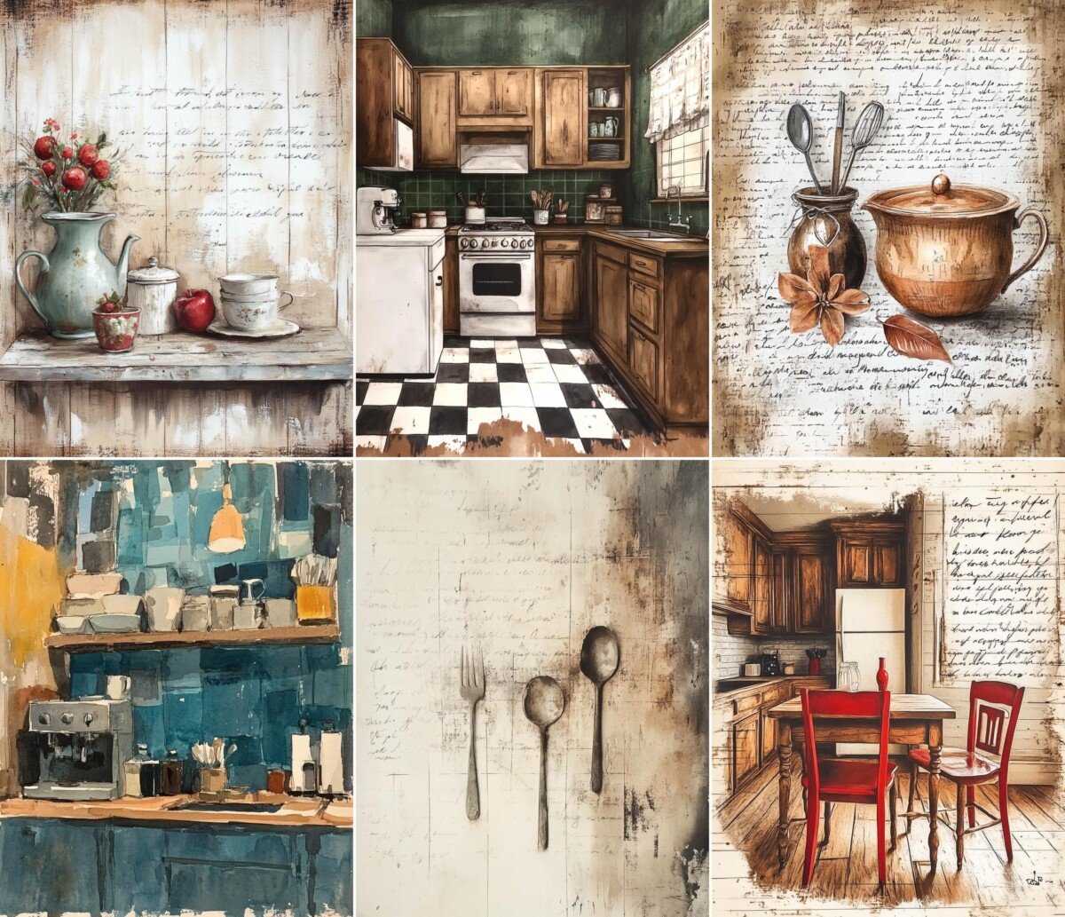 vintage preview 5 – Journal Pages
