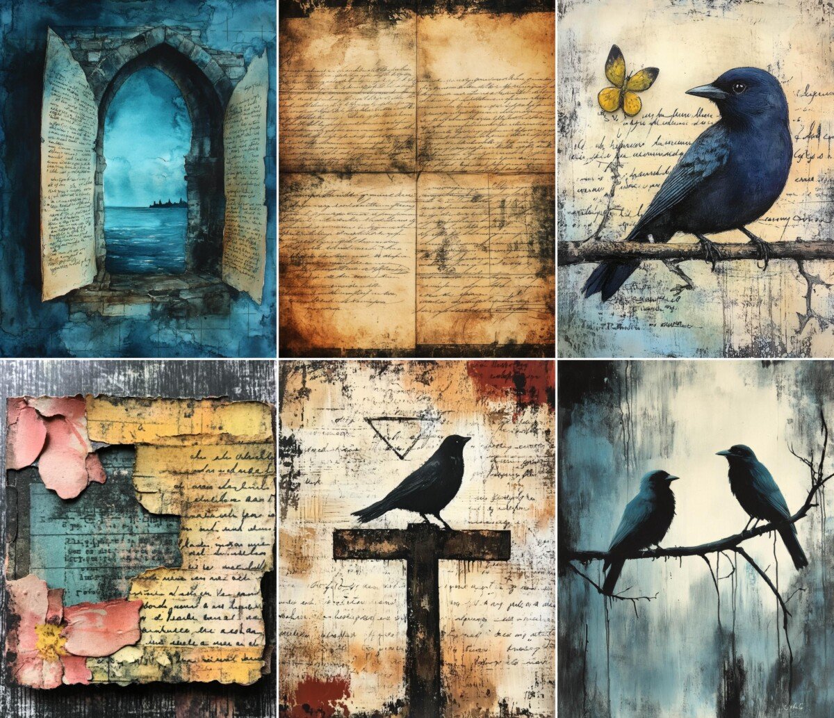 gothic – 45 Gothic Journal Pages