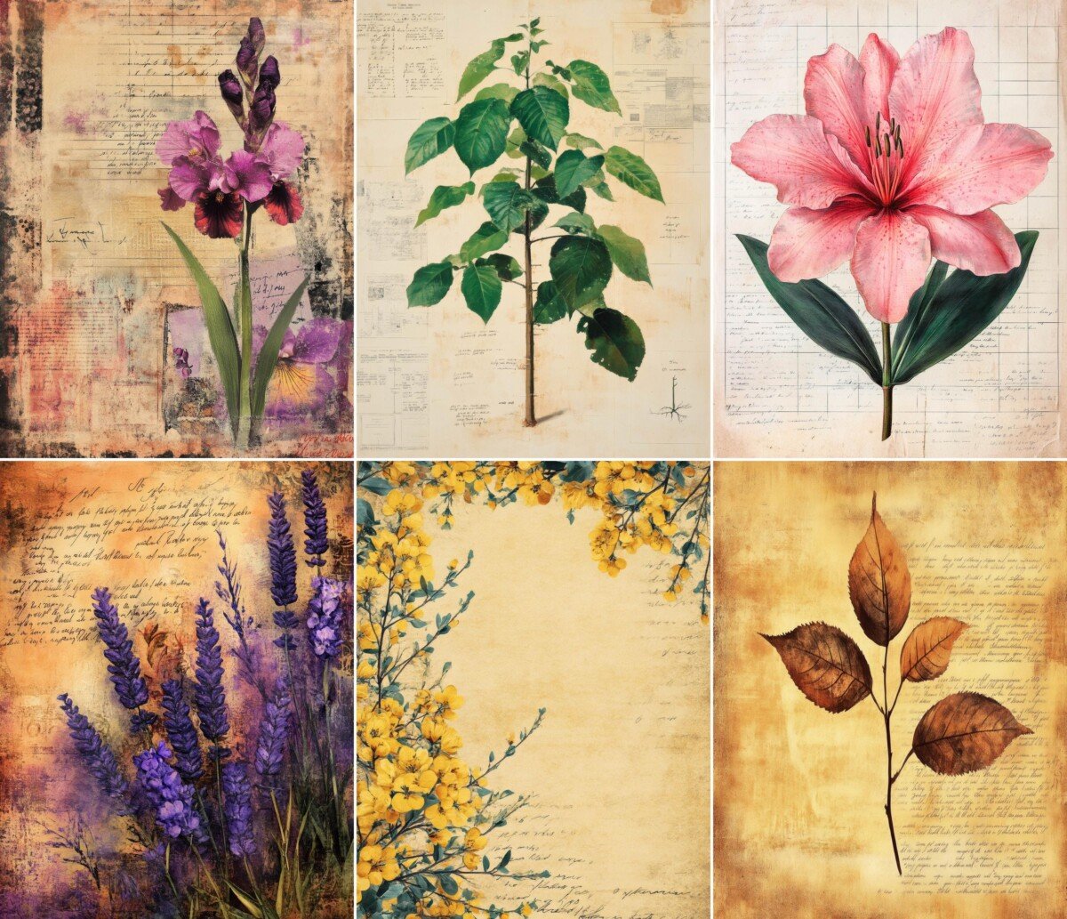 botanical preview 3 – Journal Pages