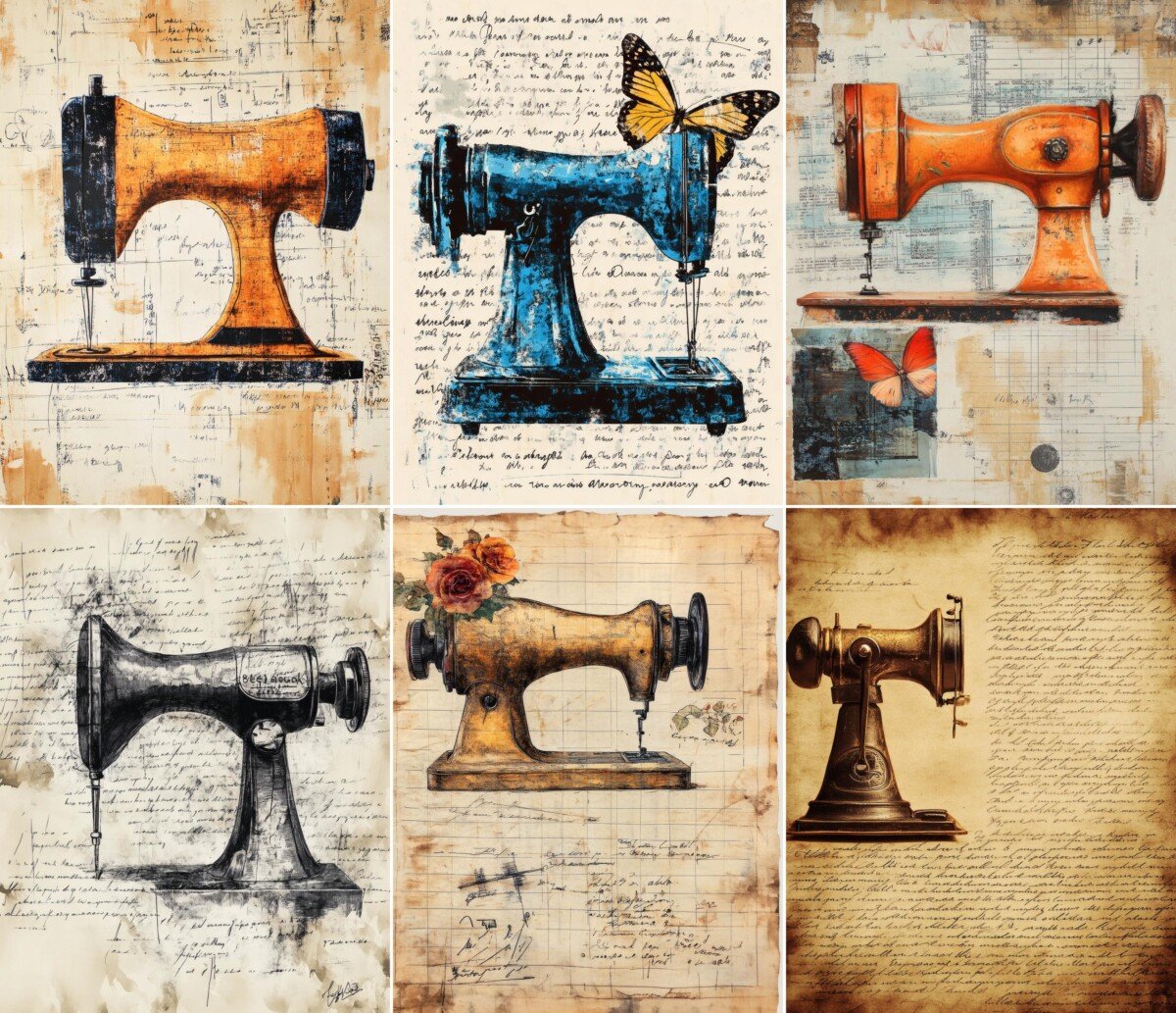 vintage preview 6 – Journal Pages