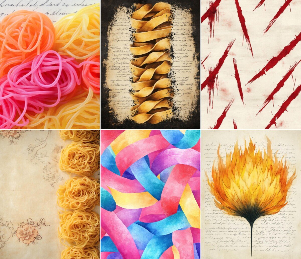vintage – 63 Vintage Noodle Papers Journal Pages