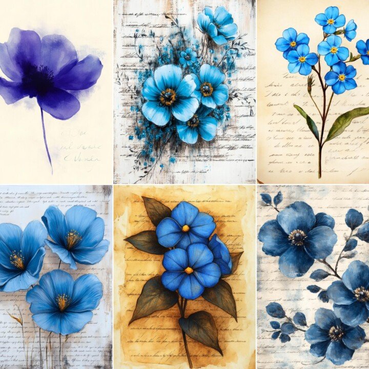 blue preview 2 – Journal Pages
