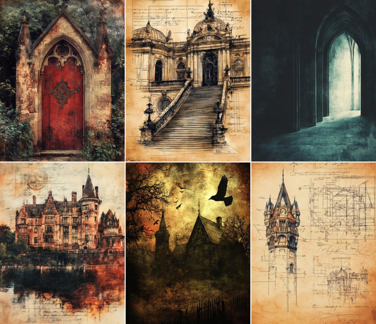 gothic preview 7 – Journal Pages