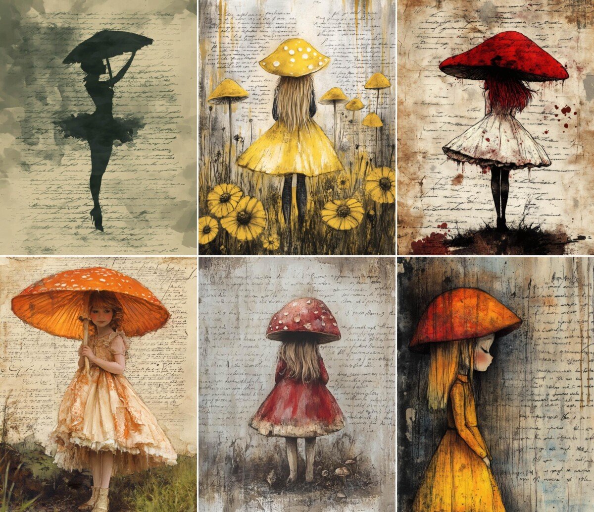 mushroom preview 2 – Journal Pages