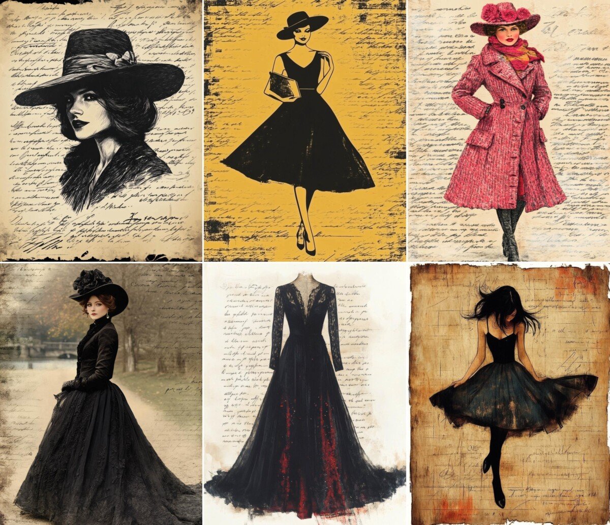 vintage preview 6 – Journal Pages