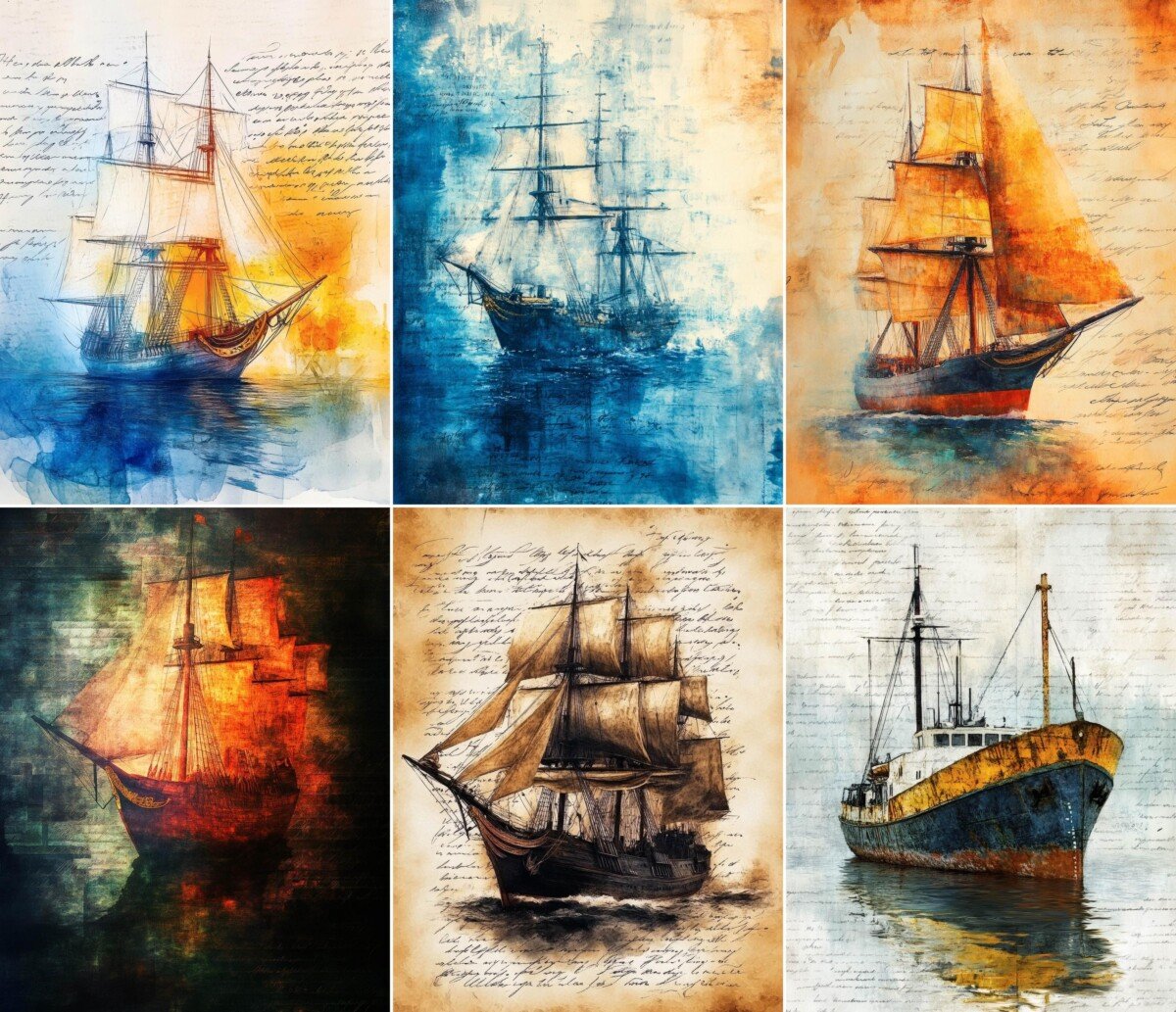vintage preview 2 – Journal Pages