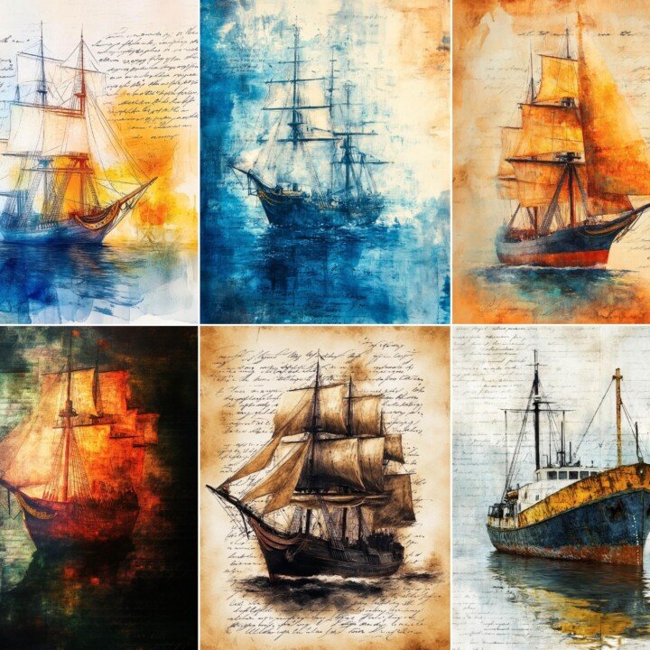 vintage preview 2 – Journal Pages
