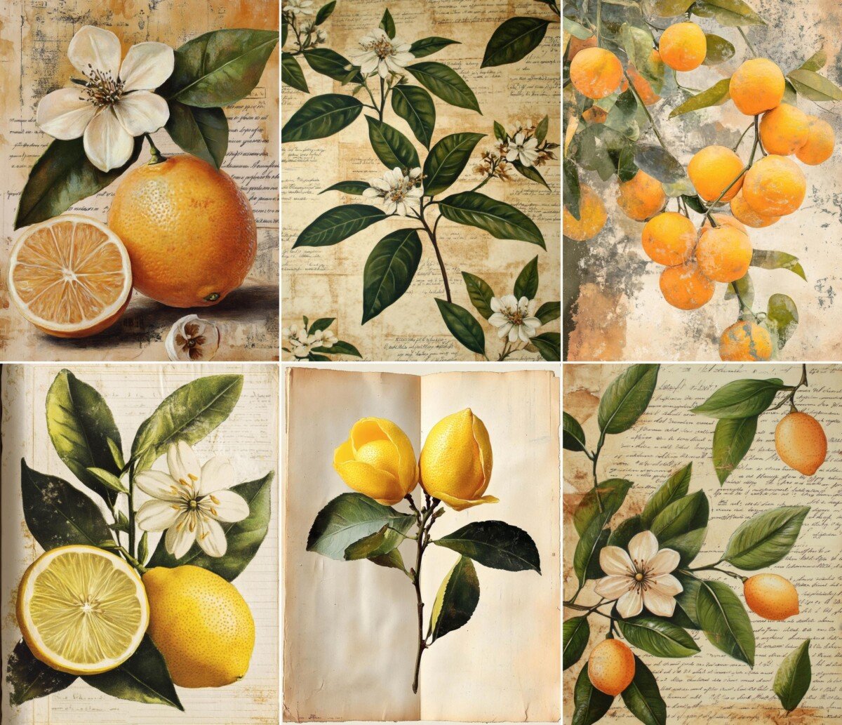 botanical preview 4 – Journal Pages