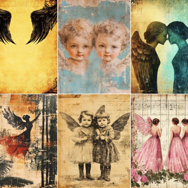 christmas – 54 Christmas Angels Journal Pages