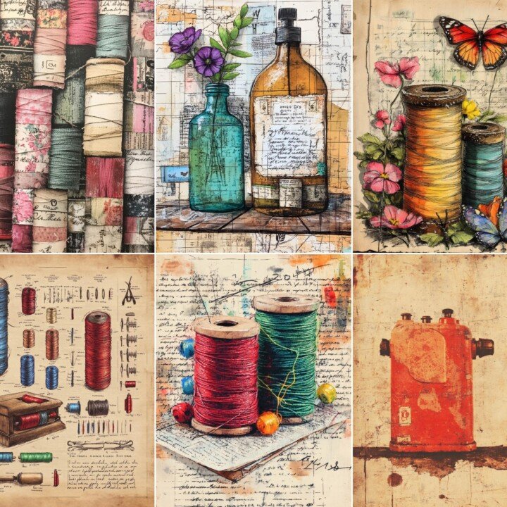 sewing preview 2 – Journal Pages