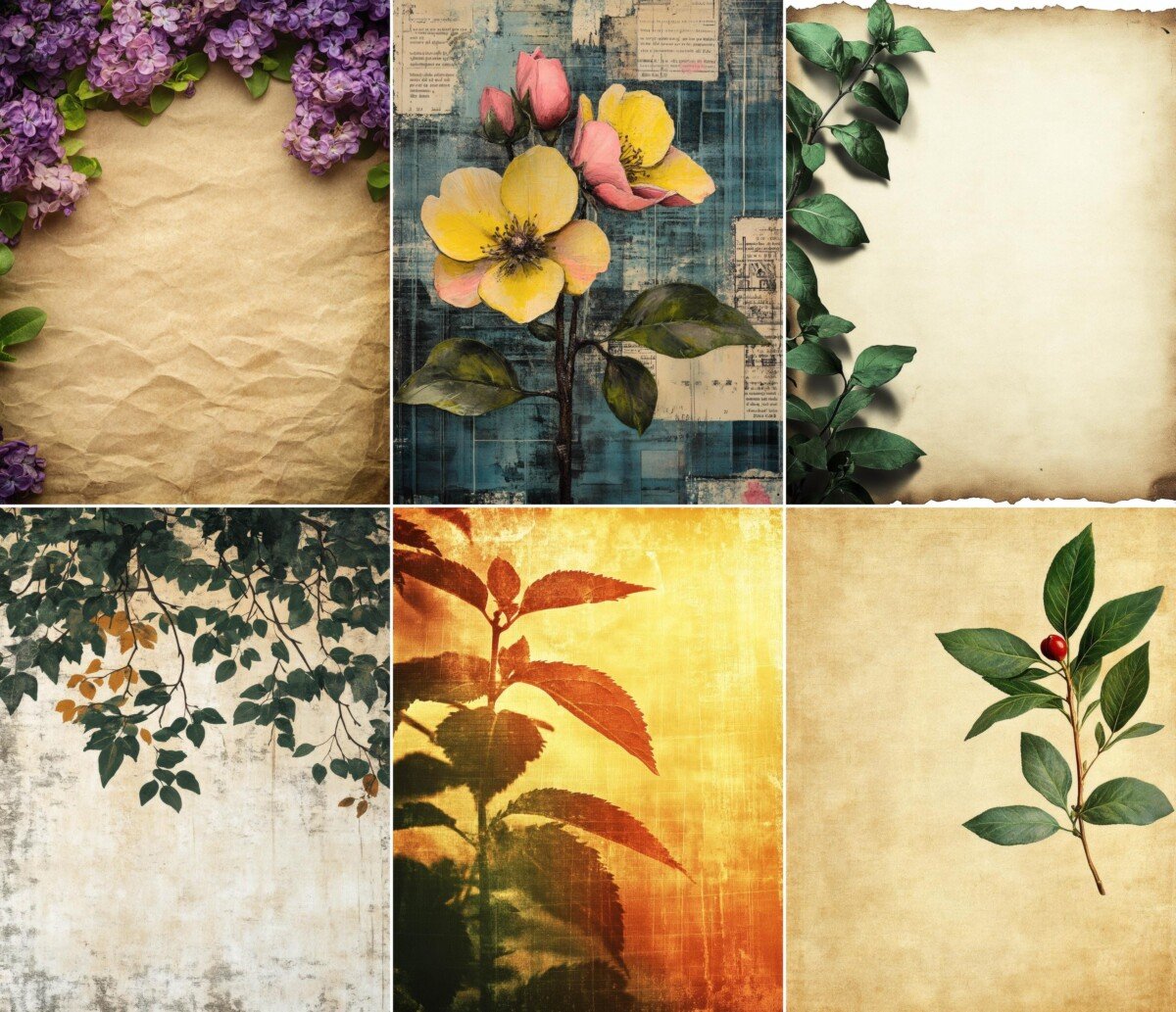 botanical preview 3 – Journal Pages