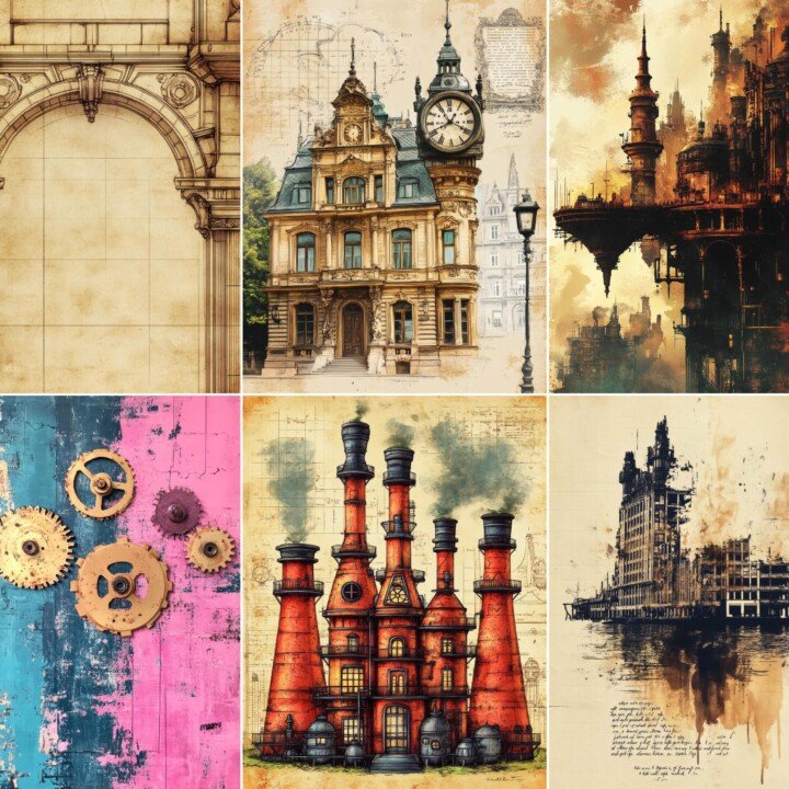 steampunk preview 2 – Journal Pages