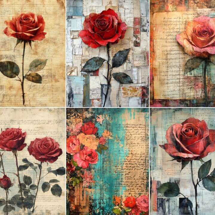 antique preview 2 – Journal Pages