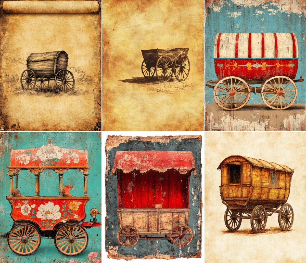 vintage preview 5 – Journal Pages