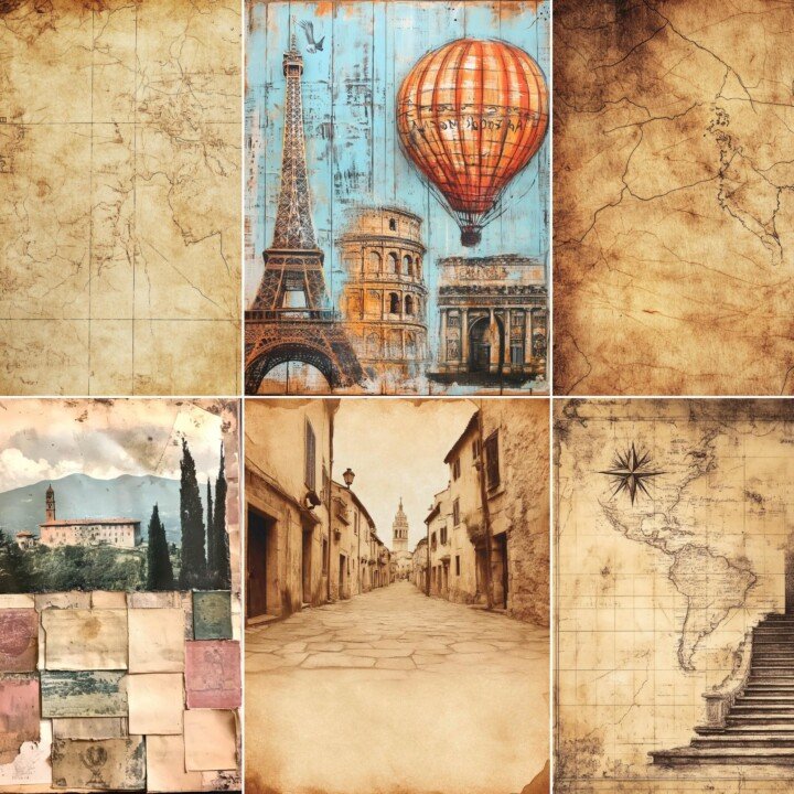 vintage preview 2 – Journal Pages
