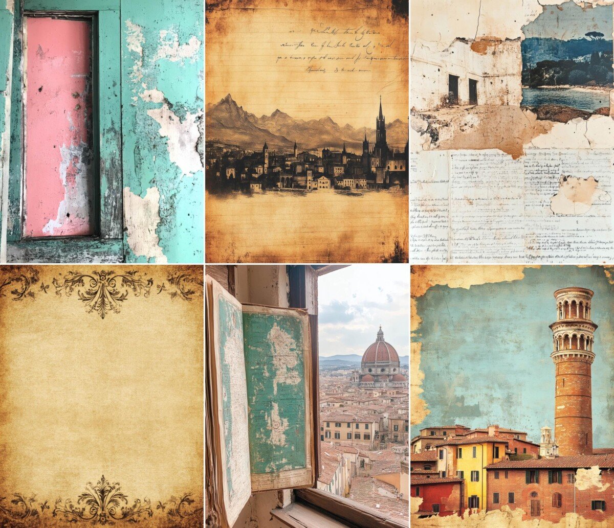 vintage preview 5 – Journal Pages