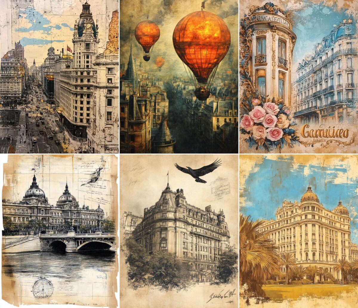 vintage preview 2 – Journal Pages