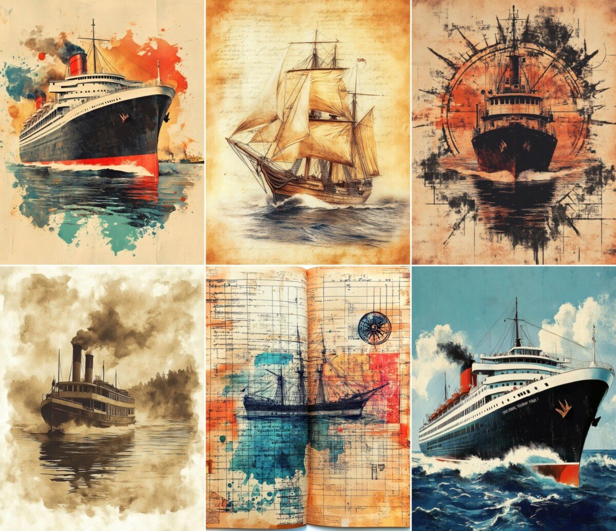 vintage preview 4 – Journal Pages